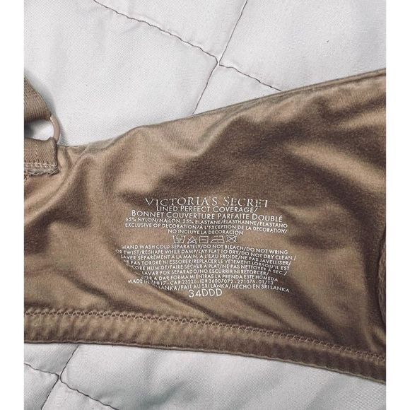 Victoria Secret Lined Perfect Bra Size 34DDD - Picture 4 of 4